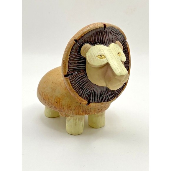 Enesco Home Grown Mushroom Lion Figurine Used No Box - Picture 1 of 10